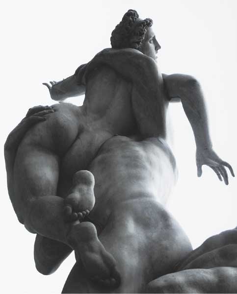GIAMBOLOGNA, THE RAPE OF THE SABINE WOMEN, LOGGIA DEI LANZI, FLORENCE, ITALY, APRIL 2008 by Stuart Morle (b.1960) at Whyte's Auctions