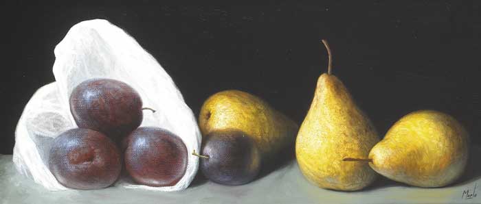 PLUMS AND PEARS by Stuart Morle (b.1960) at Whyte's Auctions