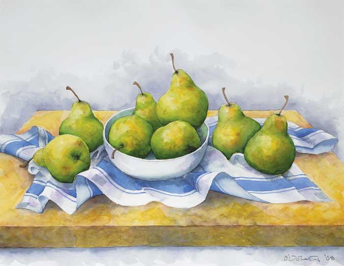 STILL LIFE WITH PEARS, 2008 by Eamonn O'Doherty sold for �600 at Whyte's Auctions