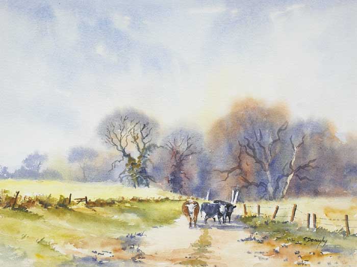 HEADING HOME by Paddy Donaghy sold for �200 at Whyte's Auctions