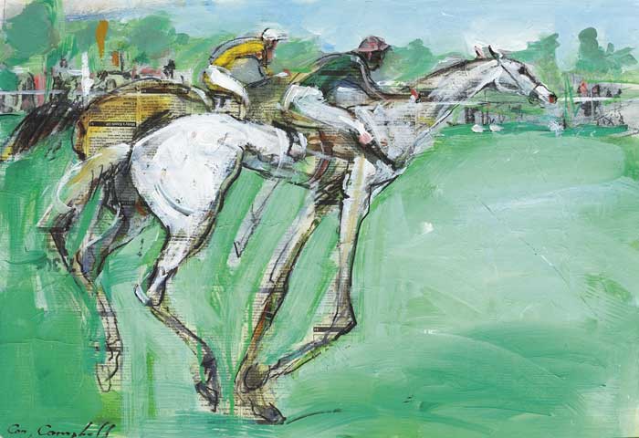HORSE RACING by Cornelius Campbell  at Whyte's Auctions