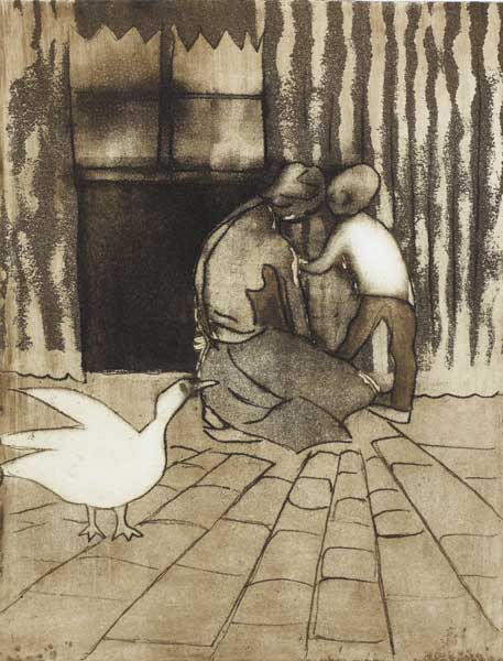 INTERIOR WITH GOOSE, 1976 by Chris Reid (1918-2006) at Whyte's Auctions