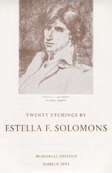 TWENTY ETCHINGS BY ESTELLA F. SOLOMONS, MEMORIAL EDITION, DUBLIN, 1973 by Estella Frances Solomons HRHA (1882-1968) at Whyte's Auctions