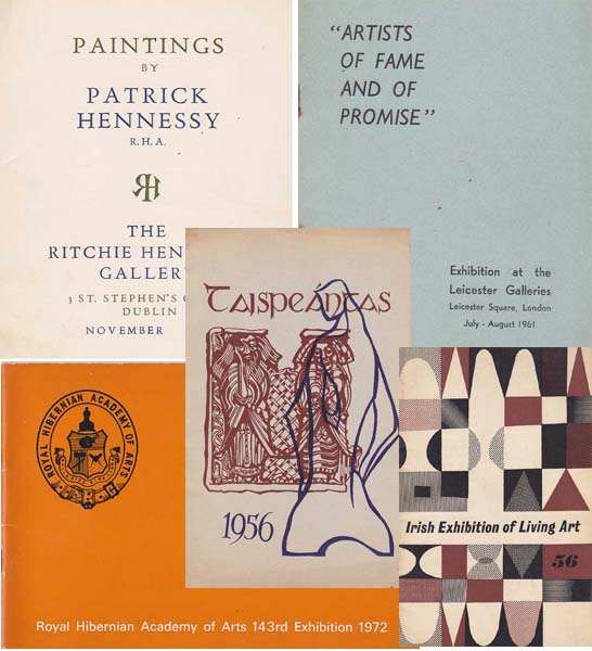 COLLECTION OF ART CATALOGUES INCLUDING ROSC, THE IRISH IMAGINATION AND THE IRISH EXHIBITION OF LIVING ART at Whyte's Auctions