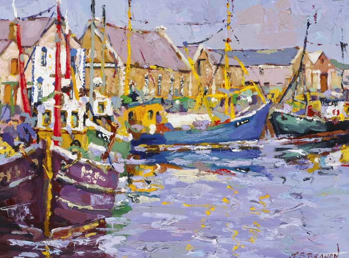 HOWTH HARBOUR by James S. Brohan (b.1952) at Whyte's Auctions
