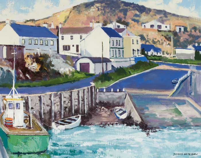 DOWNINGS STRAND by Dennis Orme Shaw sold for �1,050 at Whyte's Auctions