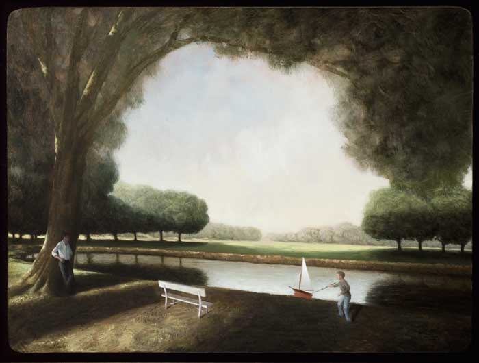 SATURDAY AFTERNOON, PHOENIX PARK by Stuart Morle (b.1960) at Whyte's Auctions