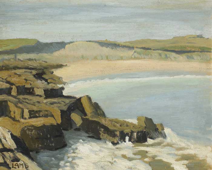THE ARAN ISLANDS by Charles Vincent Lamb RHA RUA (1893-1964) at Whyte's Auctions