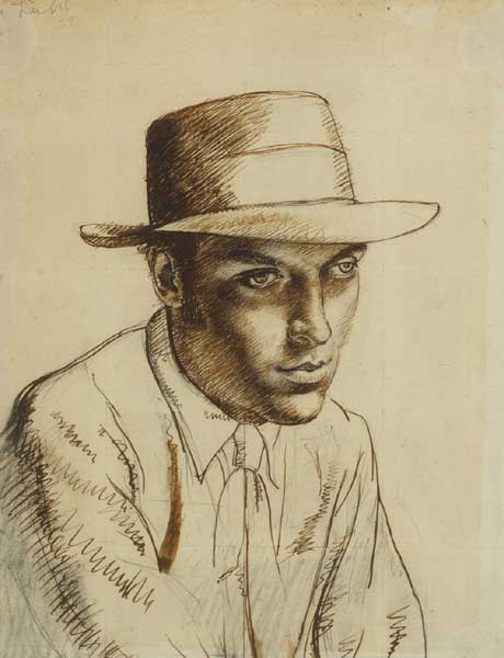 SELF PORTRAIT, 1929 by John Luke RUA (1906-1975) RUA (1906-1975) at Whyte's Auctions