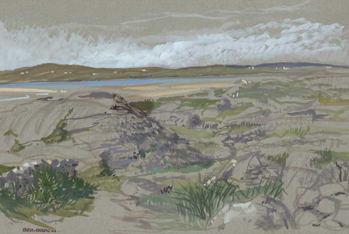 LANDSCAPE, POSSIBLY COUNTY KERRY, 1964 by Bea Orpen sold for �750 at Whyte's Auctions