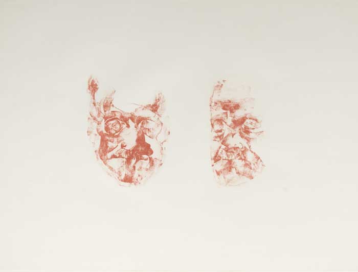 TWO STUDIES TOWARDS AN IMAGE OF JAMES JOYCE, 1982 by Louis le Brocquy HRHA (1916-2012) at Whyte's Auctions