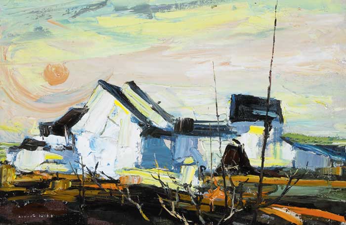 WHITE GABLES, 1961 by Kenneth Webb RWA FRSA RUA (b.1927) at Whyte's Auctions