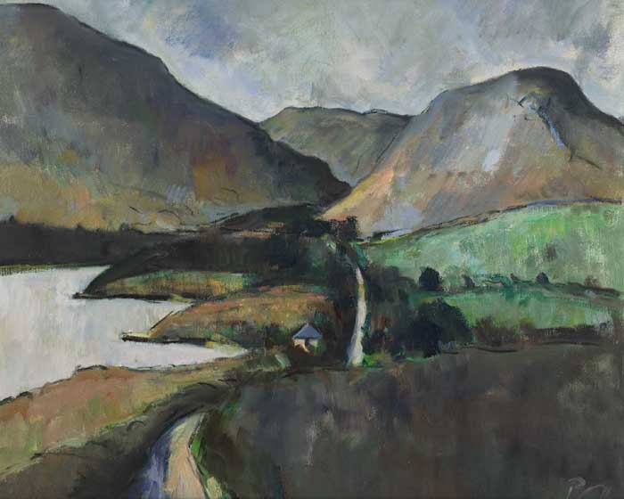 THE ROAD TO LETTERFRACK, CONNEMARA, V by Peter Collis RHA (1929-2012) RHA (1929-2012) at Whyte's Auctions
