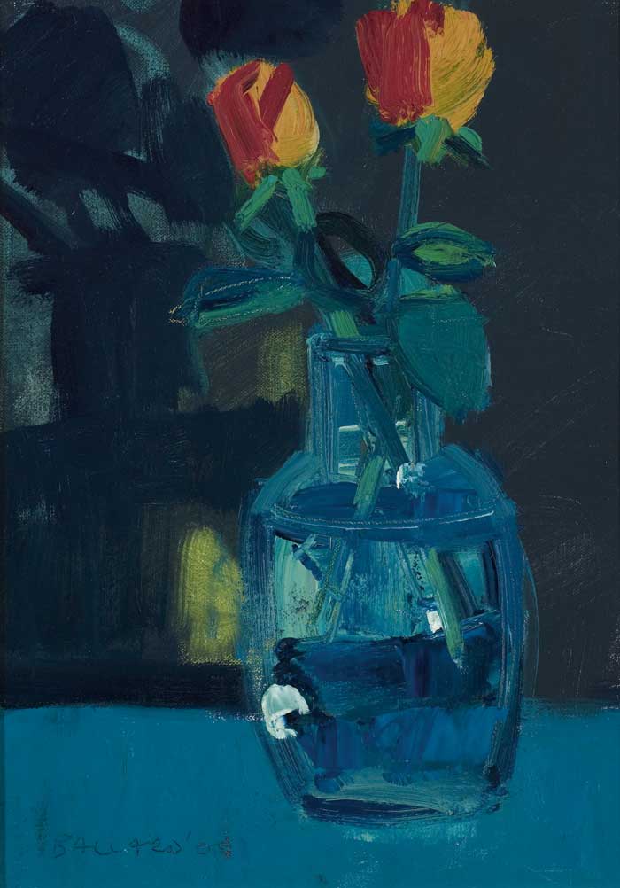 TWO ROSES, 2008 by Brian Ballard RUA (b.1943) at Whyte's Auctions