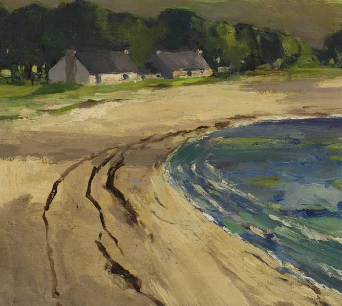 COTTAGES BY THE COAST by William Jackson (fl.1886-1954) at Whyte's Auctions