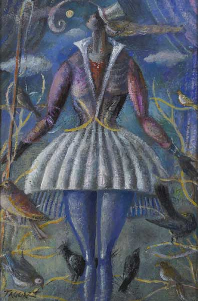 THE BIRD TAMER, 2006 by Elizabeth Taggart (b.1943) at Whyte's Auctions