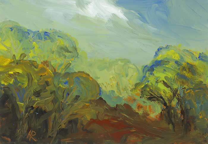 IN AN OLIVE GROVE, PISA, 2003 by Harry Reid HRUA at Whyte's Auctions