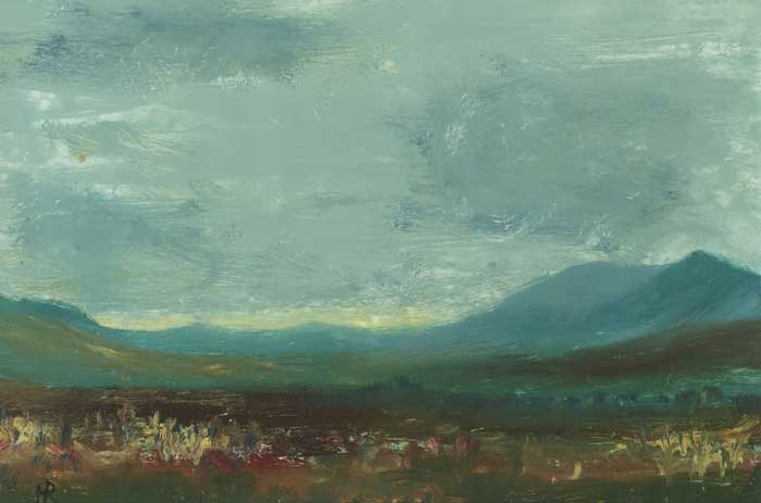 BOGLANDS AND MOUNTAINS, COUNTY MAYO, 2001 by Harry Reid HRUA HRUA at Whyte's Auctions
