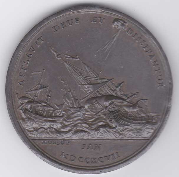 1797 (13 January) Medal commemorating the naval action in Bantry Bay, Co. Cork at Whyte's Auctions
