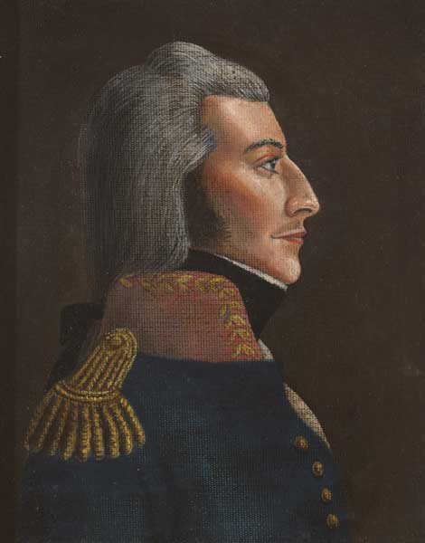 Theobald Wolfe Tone 1798 by Roland Spottiswoode  at Whyte's Auctions