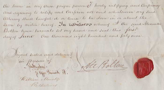 1833 Lease for a yard off Bride Street Dublin to William Telford, organ builder at Whyte's Auctions