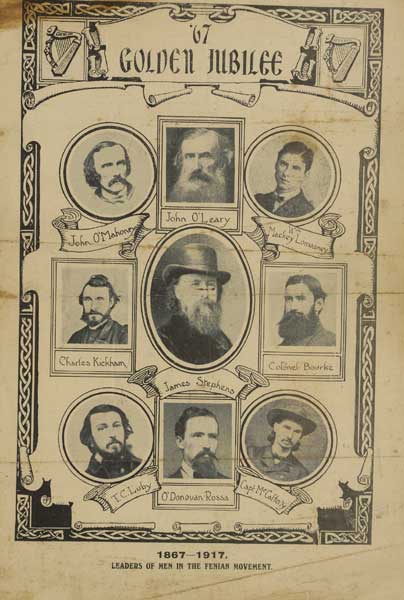 1867 Fenian Rising, Golden Jubilee 1917 poster at Whyte's Auctions