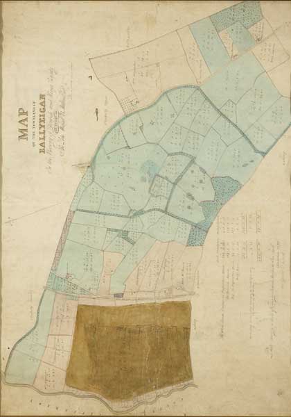1871 Estate Map of Ballyeigan, Barony of Clonlisk, Kings County (Offaly) at Whyte's Auctions
