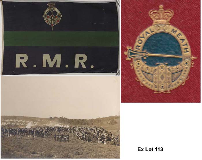 1890s Royal Meath Regiment, regimental flag and record books, photographs etc. at Whyte's Auctions
