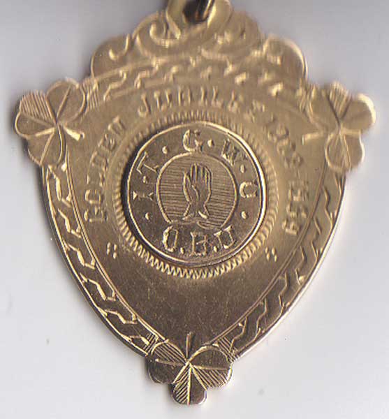 1959 Irish Transport & General Workers Union Golden Jubilee medal to William O'Brien at Whyte's Auctions