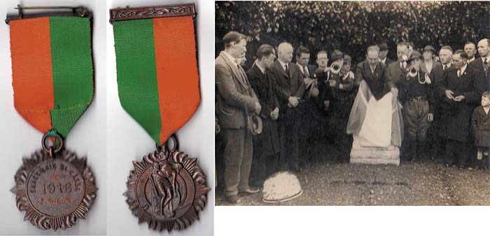 1916 Rising Service Medal to Private John Owens, B company, 4th Battalion, killed in action, South Dublin Union, 24 April at Whyte's Auctions