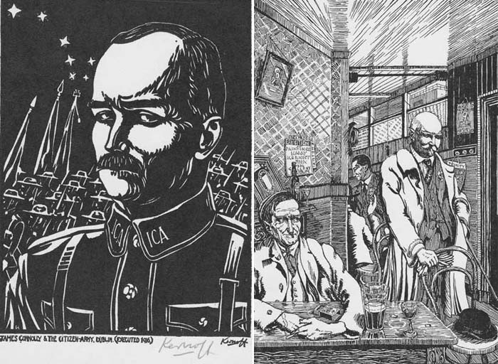 James Connolly & The Citizen Army Dublin (Executed in 1910) and two others by Harry Kernoff RHA (1900-1974) at Whyte's Auctions