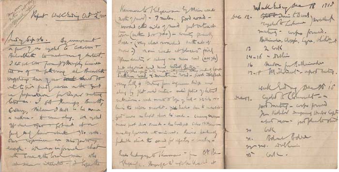 1915 (2 October - 25 December) Terence MacSwiney's notebook on Irish Volunteers, their organisation and training. A remarkable document all in his hand at Whyte's Auctions