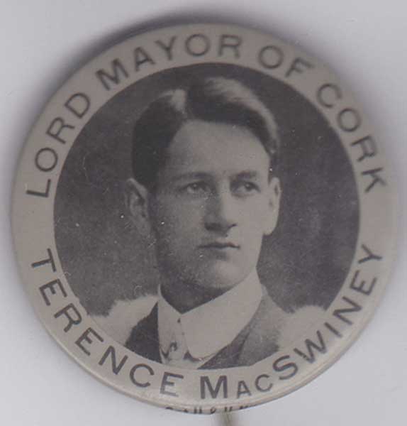 1920 Terence MacSwiney Lord Mayor of Cork - rare badge at Whyte's Auctions