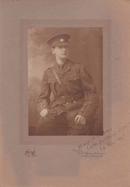 1916. Michael Collins signed photograph in the uniform of a captain of the Irish Volunteers at Whyte's Auctions