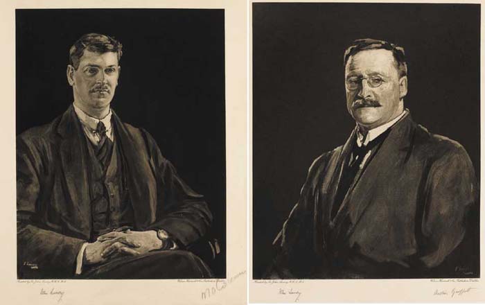 Portraits of Michael Collins and Arthur Griffiths (A pair) by Sir John Lavery sold for 5,700 at Whyte's Auctions