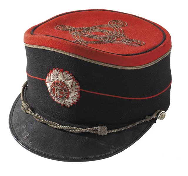 1930s Irish Free State Army dress uniform officer's Shako Cap at Whyte's Auctions
