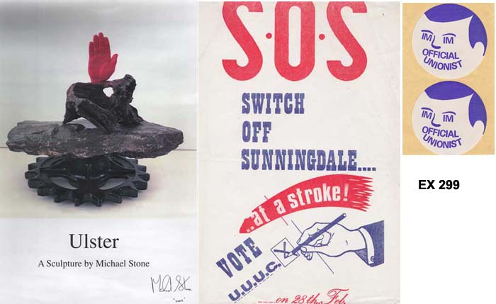 1970s-2000 Small collection Northern Ireland political posters, Unionist, Sinn Fin etc. at Whyte's Auctions