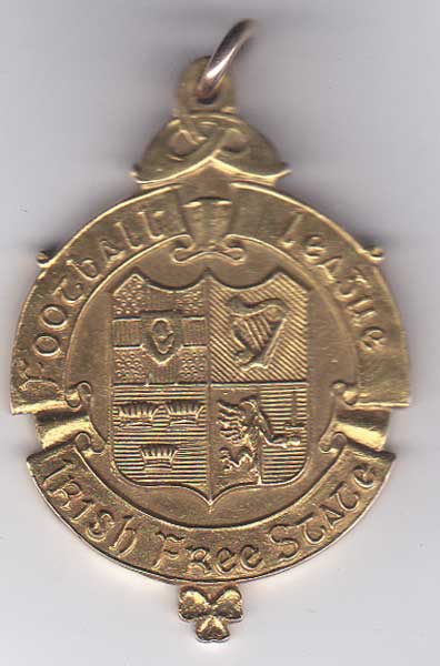 1929-30 Irish Free State Football League Winners gold medal to Bohemians FC at Whyte's Auctions