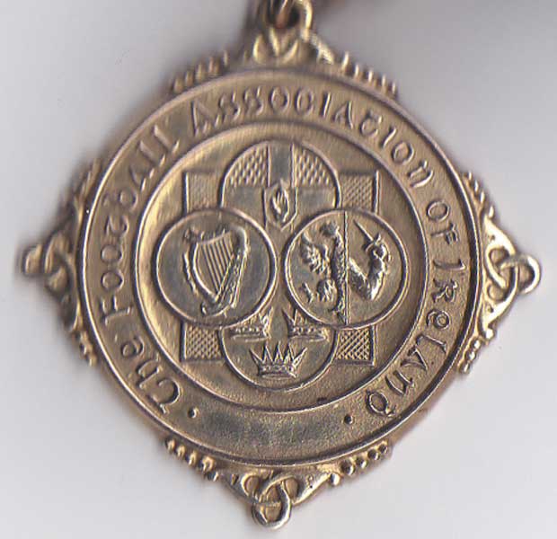 Football Association of Ireland (FAI) Cup 1938-39 Winners medal to J. Webster, Shelbourne at Whyte's Auctions