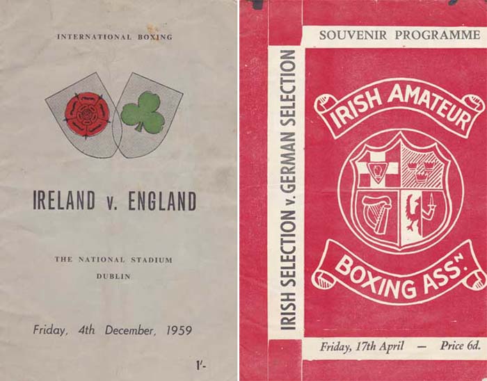 1954-1997. Irish Amateur Boxing. A valuable collection of programmes at Whyte's Auctions