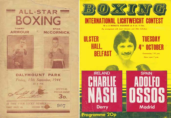 1944-1985 Irish Professional Boxing programmes- A valuable collection at Whyte's Auctions