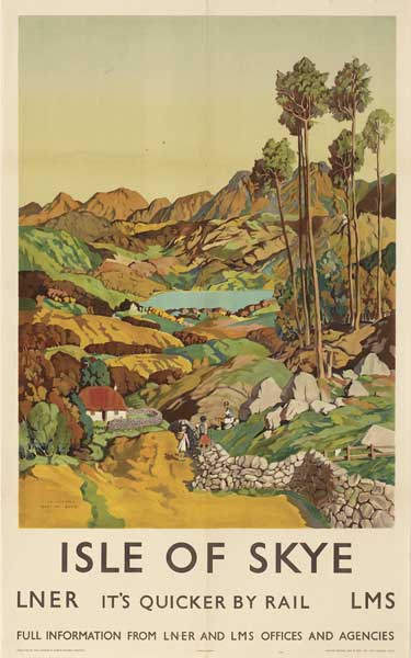 1939 London and North Eastern Railway Isle of Skye poster by Torrington Bell at Whyte's Auctions