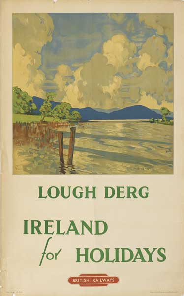 1949 British Railways "Lough Derg" poster by Paul Henry at Whyte's Auctions
