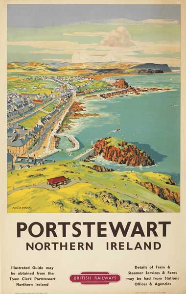 1950 British Railways "Portstewart" poster by Montague Birrell Black at Whyte's Auctions