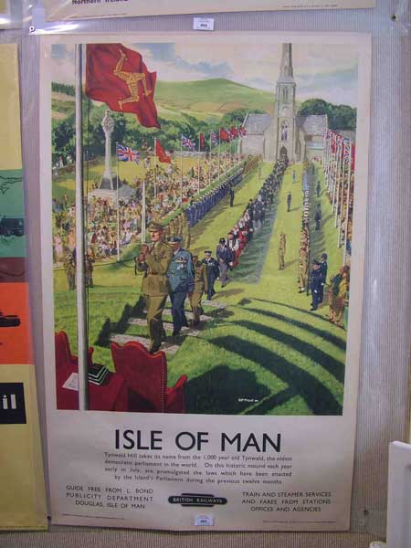 1952 British Railways Isle of Man "Tynwald" poster by Upton at Whyte's Auctions