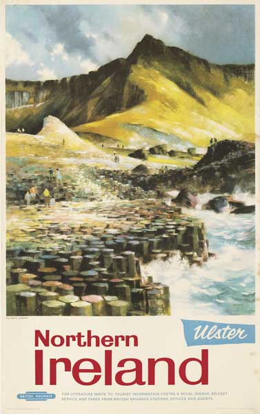 1960 British Railways "Northern Ireland Ulster - The Giants Causeway" poster by John Greene at Whyte's Auctions