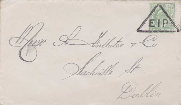 1890s-1910. Collection of envelopes and part envelopes to Dublin with stamps and postmarks at Whyte's Auctions