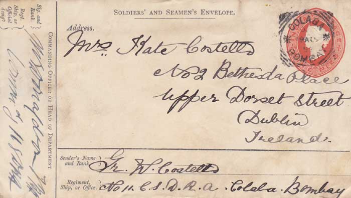 1880s to 1920s Postal stationary to Dublin, original correspondence at Whyte's Auctions