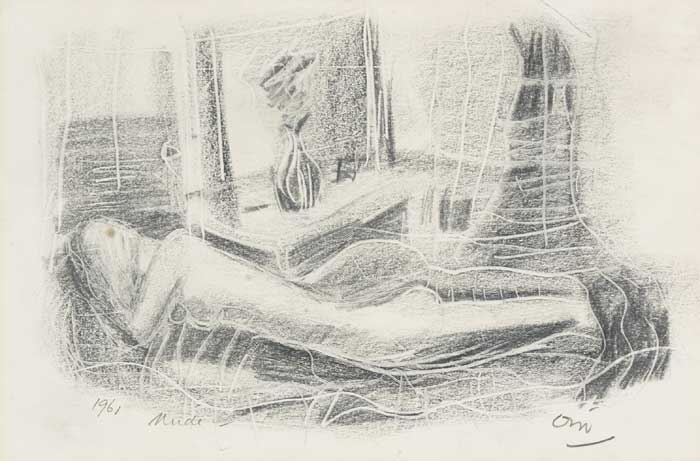 NUDE, 1961 by Tony O'Malley HRHA (1913-2003) HRHA (1913-2003) at Whyte's Auctions