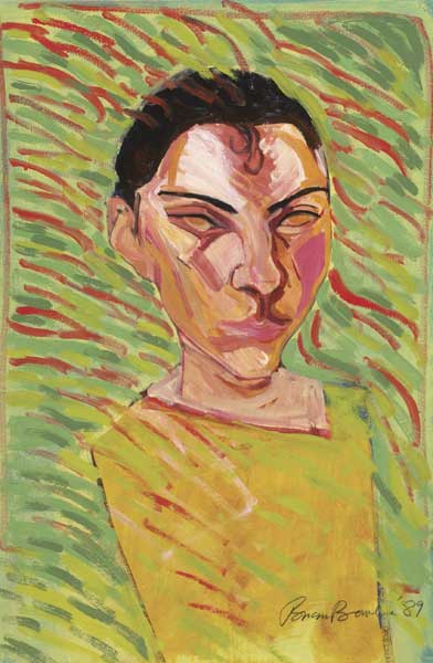 PORTRAIT OF A GIRL, 1989 by Brian Bourke HRHA (b.1936) at Whyte's Auctions